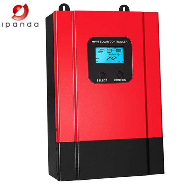 Regolatore Solare MPPT 100A, 12V/24V/36V/48V, Con Display LCD, 2 USB, Sensore Temperatura - Per Impianti Fotovoltaici