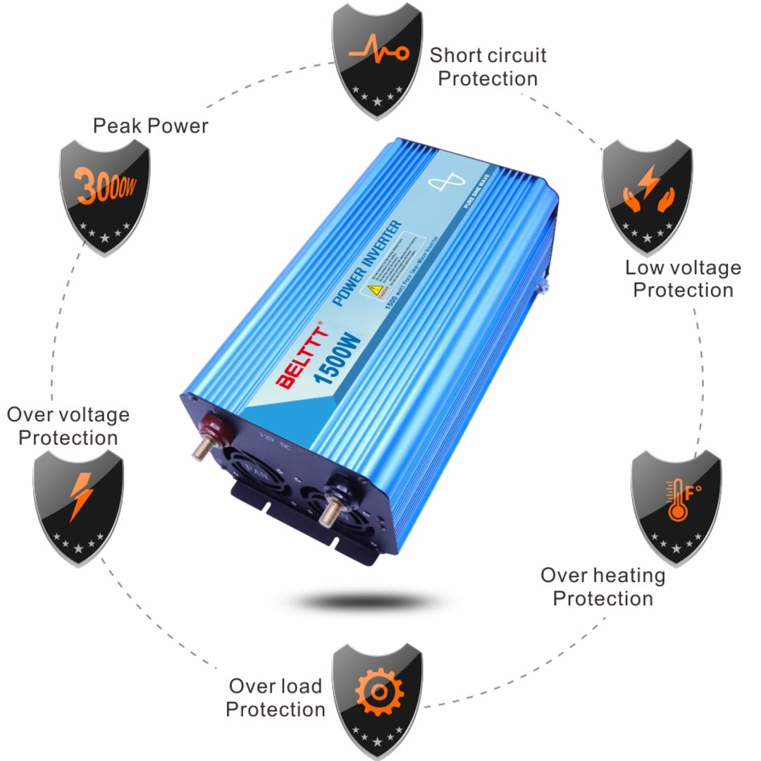 Inversor Solar 1500W Belttt 12/24V - Imagen 2