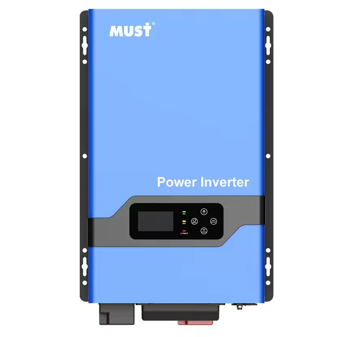 Inversor Híbrido 3000w 24V Must. Ahorra energía y contribuye al cuidado del medio ambiente, Must la mejor opción para tu proyecto solar.