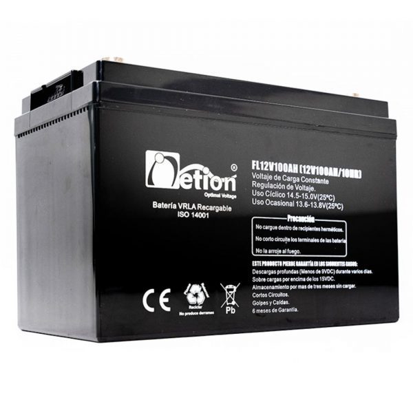 Batería AGM 100AH 12V Netion - Imagen 3