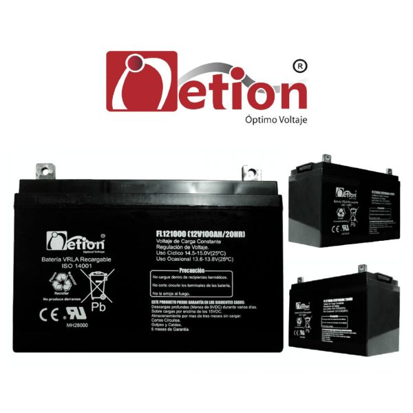 Batería AGM 100AH 12V Netion - Imagen 4