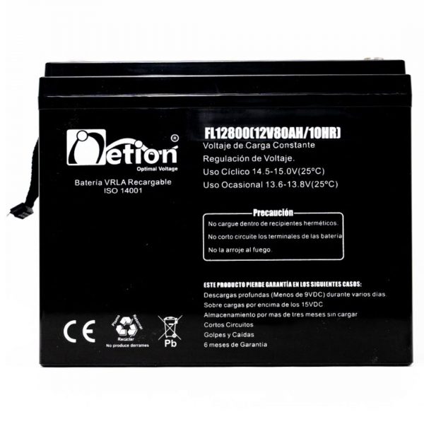 Batería AGM 80AH 12V Netion