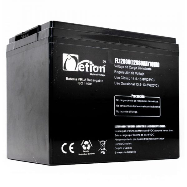 Batería AGM 80AH 12V Netion - Imagen 2