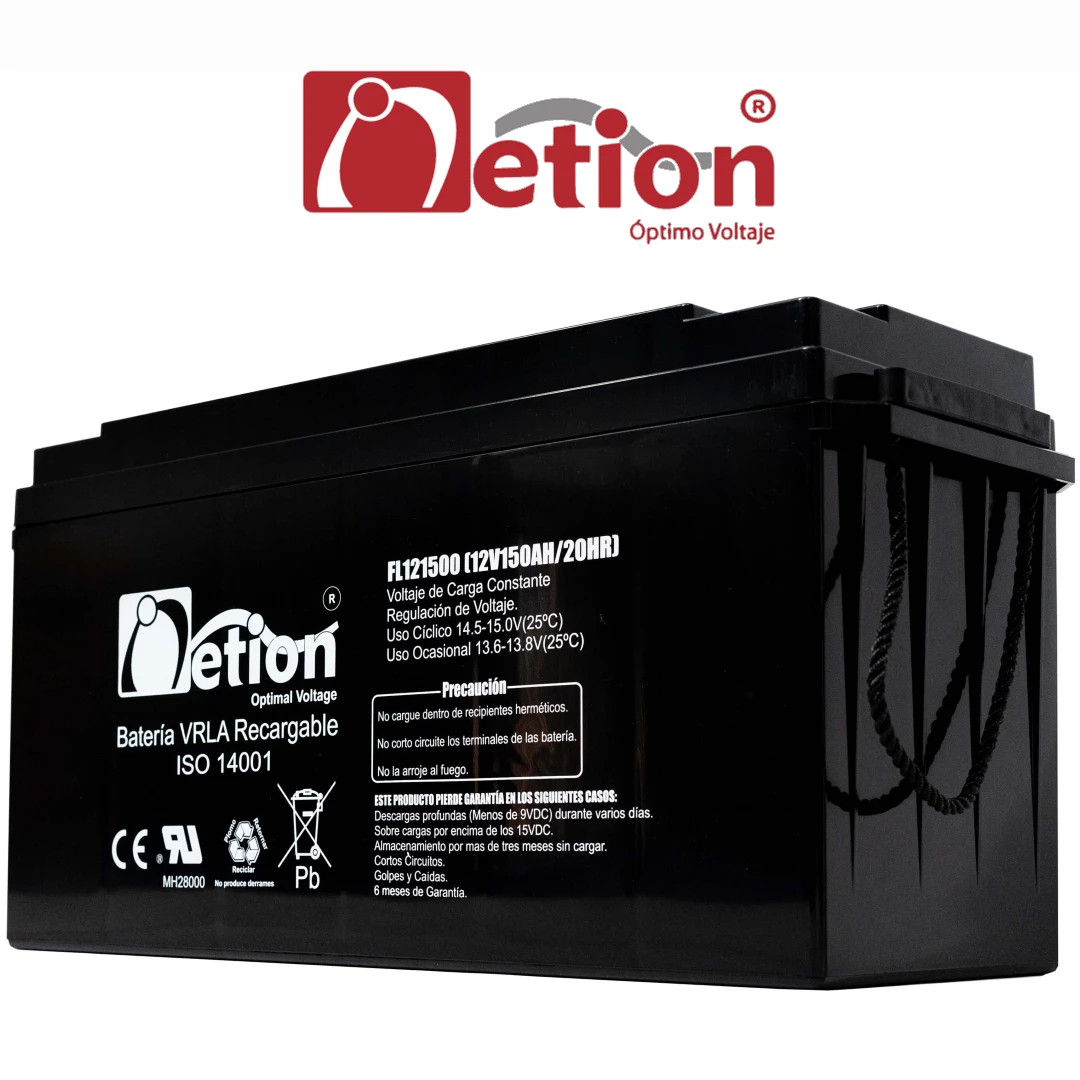 Batería AGM 150AH 12V libre de mantenimiento, excepcional rendimiento, al mejor precio en "ECOGREENSOLAR" La mejor tienda Solar de Colombia.