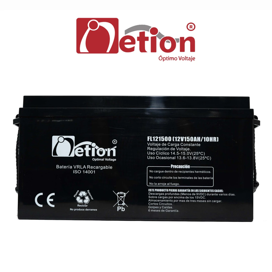 Batería AGM 150AH 12V libre de mantenimiento, excepcional rendimiento, al mejor precio en "ECOGREENSOLAR" La mejor tienda Solar de Colombia.