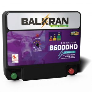 Cerca Eléctrica Solar 150Kms  B6000HD  Balkran DualHD 12v/110v