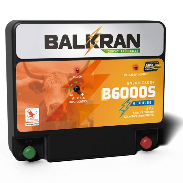 Cerca Eléctrica Solar 150 Km Balkran B6000S 12v