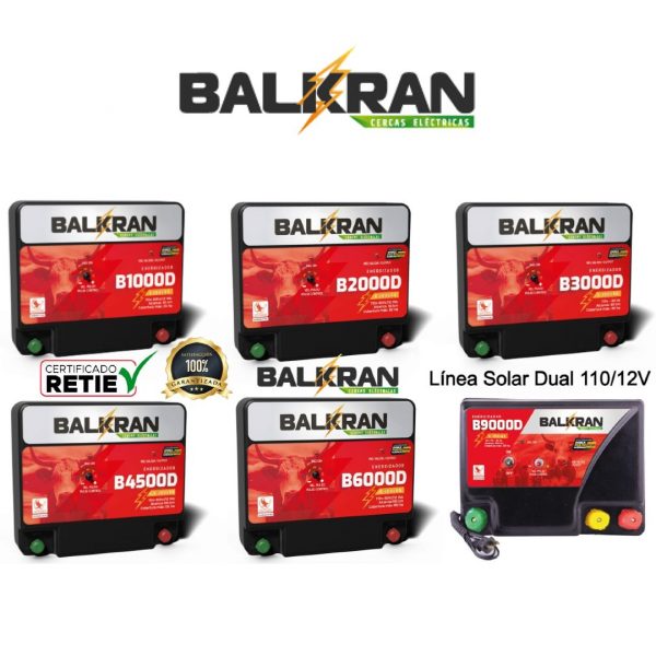 Cerca Eléctrica Solar 50 Kms Balkran Dual B2000D 12vdc/110v - Imagen 2