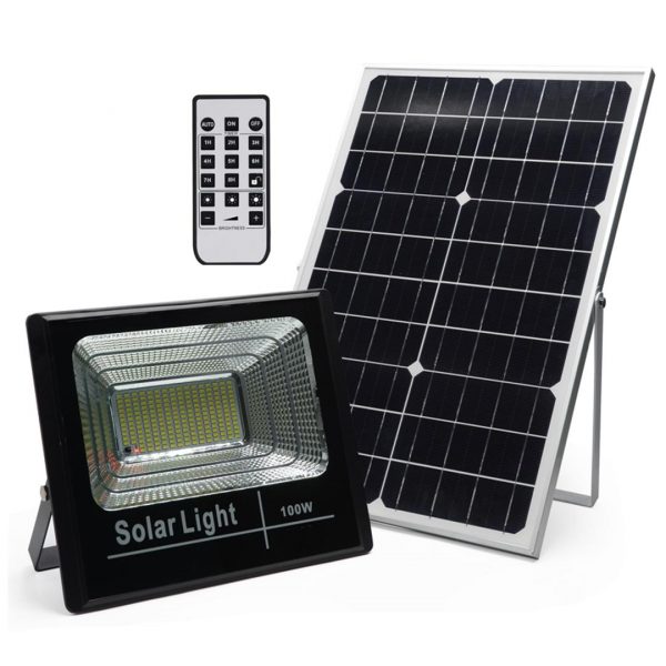 Reflector Solar Todo en Uno 100W Con Control