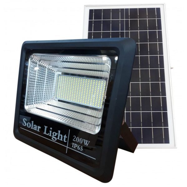 Reflector Solar Todo en Uno 200W Con Control