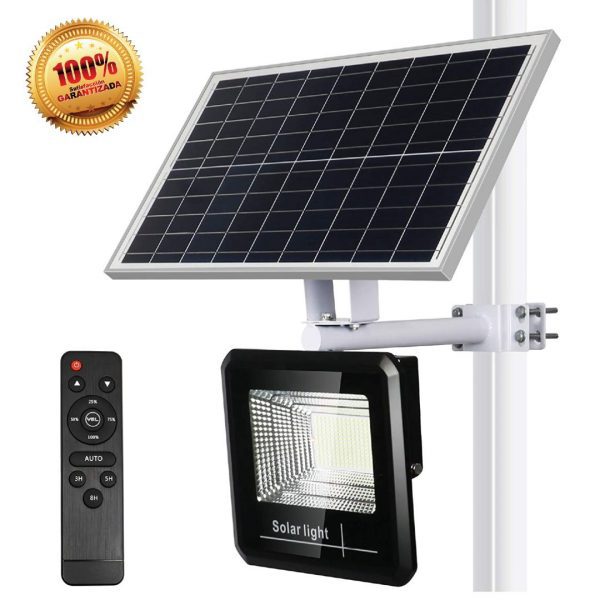 Reflector Solar Todo en Uno 100W Con Control - Imagen 3