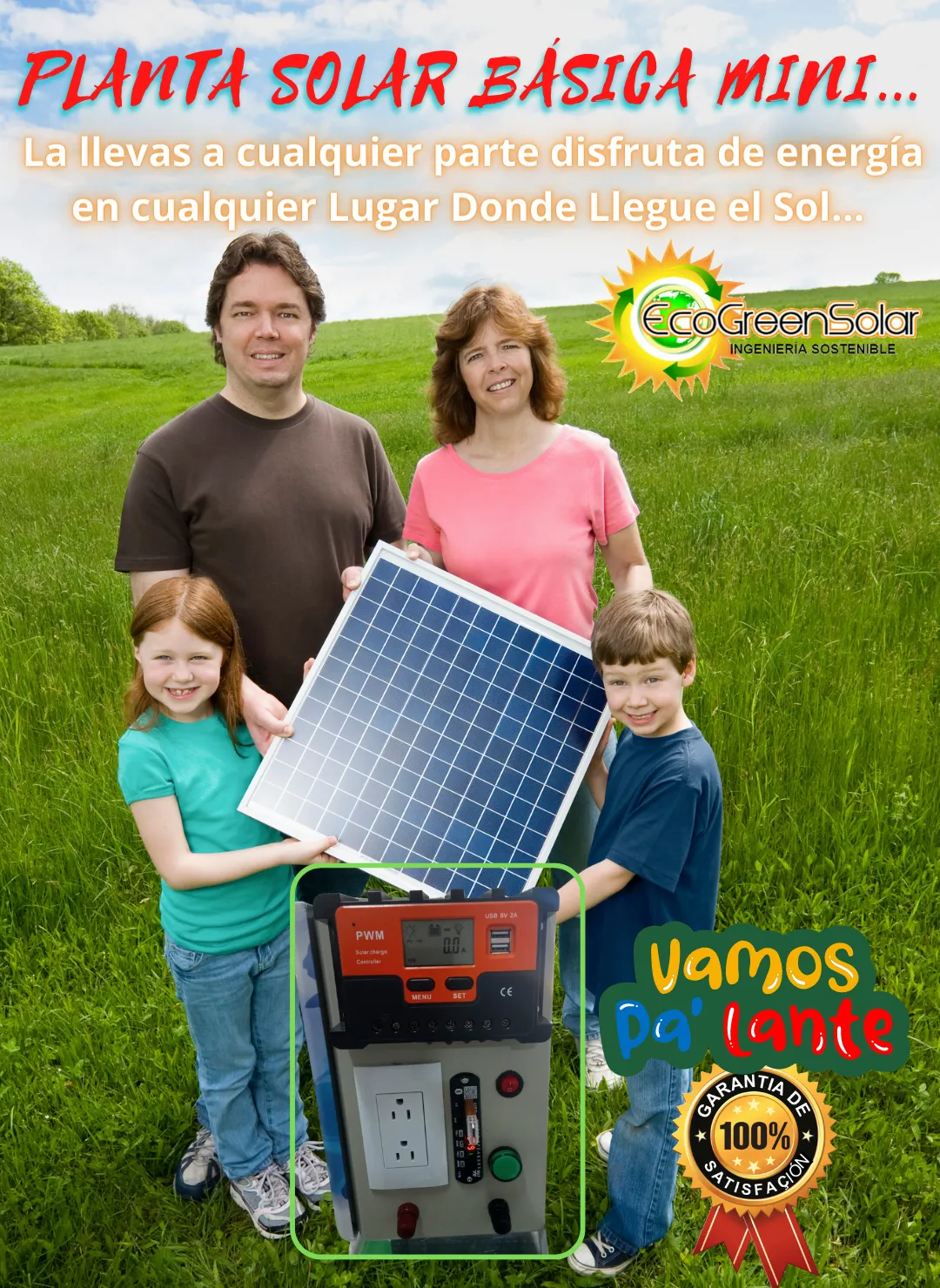 Planta solar BÁSICA mini...