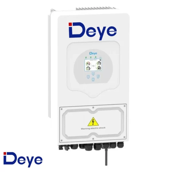 Inversor Híbrido Deye 5kw 48v,2Mppt Fase Dividida,Wifi Incluido. "Invierte en eficiencia energética con el Inversor Híbrido Fase Dividida Deye 5kW, 48V, 2 MPPT y Wifi incluido.