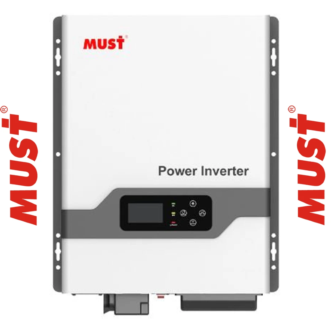 Inversor Solar Híbrido 3000W 24V Fase Dividida 110V/220V Must es la solución ideal para un sistema de energía solar confiable en tu hogar o negocio.